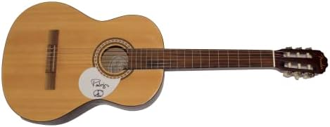 Sixto Rodriguez потпиша автограм со целосна големина Fender Acoustic Guitar W/ James Spence Authentication JSA COA - ладен факт, доаѓа од реалноста,