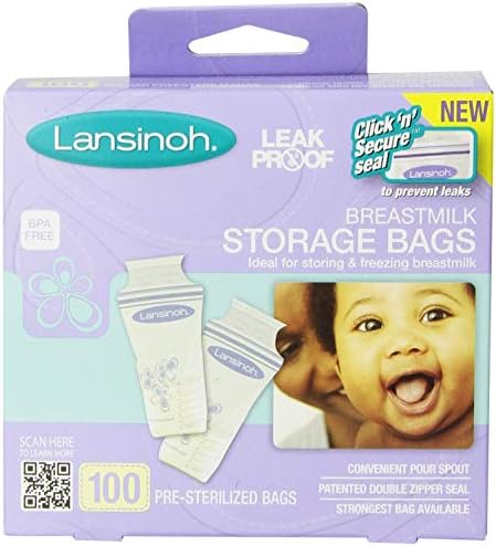 Лансинох Торби За Складирање Мајчино Млеко-100 кт-3 Пк