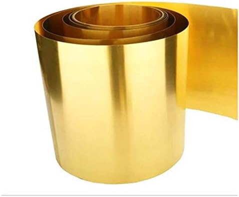 Z Креирај дизајн месинг плоча месинг лим од месинг лента со висока чистота златен филм месинг фолија бакарен лист, 100х300х2.5мм метална бакарна