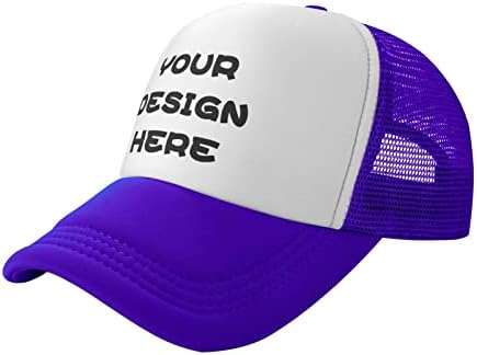 Прилагодена капа Крајство Камиер Хет Персонализирана капа за камиони за бејзбол капа, додадете ја вашата сопствена слика/текст/лого
