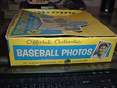 1960 Лисја бејзбол празна дисплеј кутија и обвивка