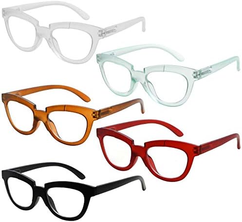 Очила Заштедете 10% на 4 Пакувања Жени Преголеми Очила За Читање и 5 Пакувања Полумесечина читатели +1.25