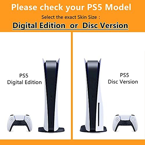 Mmoptop PS5 Кожата Диск Издание Џокер Конзола И Контролор Винил Покритие Кожи Обвива За Playstation 5 Диск Верзија