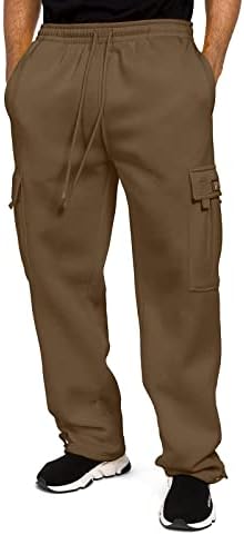 Машка машка тешка категорија на товарни џемпери се протегаат еластични спортови панталони за џогер, спортови панталони