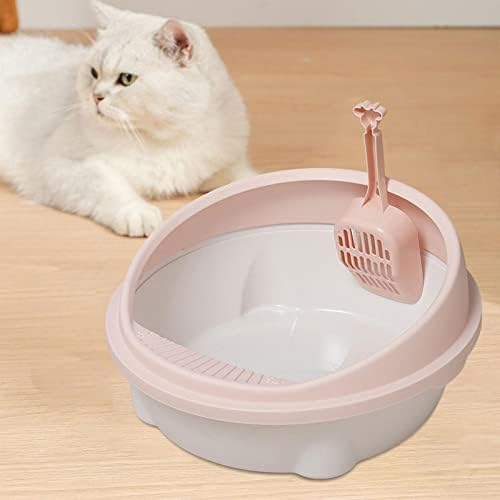 Кутија За Отпадоци За Мачки баоблазе За Внатрешни Мачки Песок За Мачки Тоалет За Мачиња Длабок Лоу Пренослива Отворена Тава За Ѓубре За