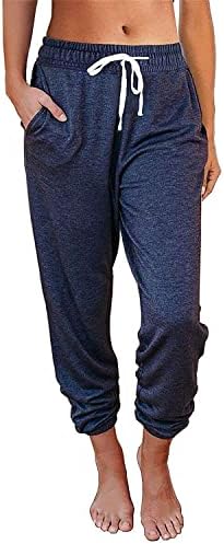 Gsks женски џогери џемпери џемпери кои влечат високи половини, атлетски јога тренинзи, панталони со џебови