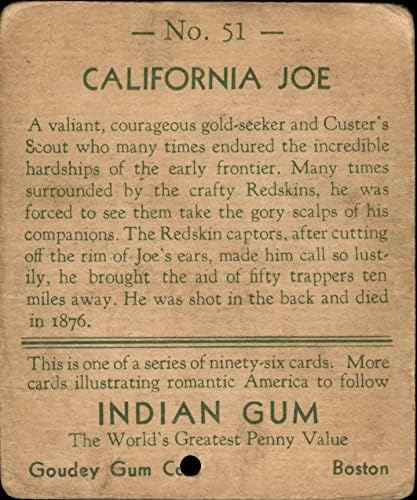 1933 година Гуди Индиска гума за џвакање 51 Калифорнија oeо сиромашен