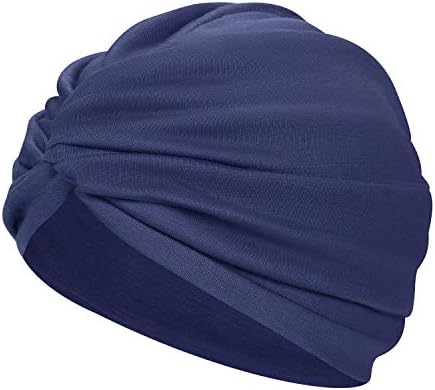 Турбани на ткаенини за жени пред врзана јазол плетена хауба за спиење изопачена африканска турбанска глава обвивка за еластично