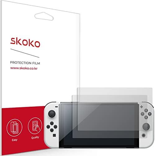 Skoko [2 Pack Anti-Glare Ector Prector за Nintendo Switch OLED, анти-сјај мат, анти-отпечатоци од прсти