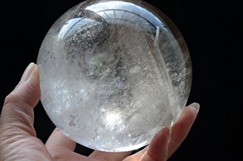 Вистинска Тибет Хималајска висока надморска височина Природна чиста кристална кварц топка сфера орби скапоцен камен 3,93 инчи со
