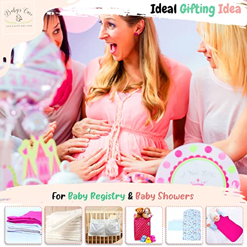 Бебиња нега Муслин Бурп крпи за бебе, органски памук за крпа за крпа од 10, бебиња партали за регистар на новороденчиња, подароци за бебиња