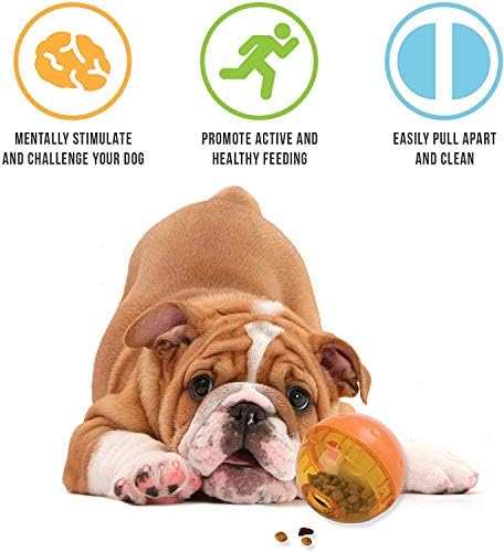2-Пакет На Нашите Миленици Попаметни Интерактивни Коефициенти На ИНТЕЛИГЕНЦИЈА Третираат Играчки За Кучиња Со Топка, 5, Бојата Може Да Варира