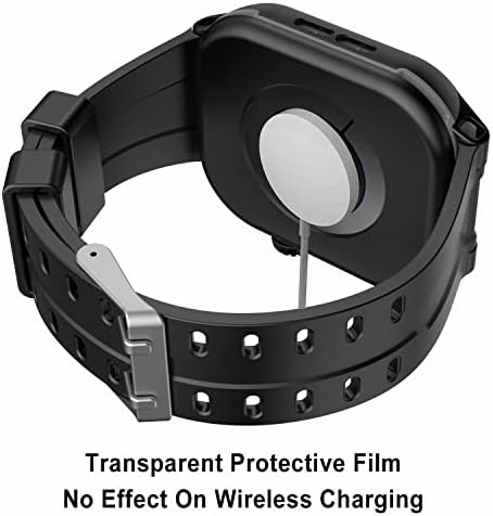 rumlick За Apple Watch Серија 8/7 45 mm водоотпорен случај, [со бенд] [Вграден Заштитник На Екранот] Целосен Заштитен Капак