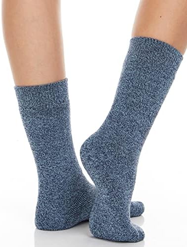УНИКАТНИ СТИЛОВИ АСФОР комплет од 3 Термални Чорапи за Жени Загреани Зимски Чорапи За Ладно Време Топло Изолирани Чорапи За Зима
