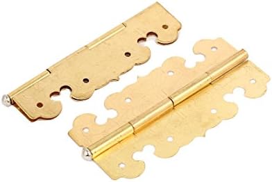 АЕКСИТ фиока за фиоки порта хардвер врата метал што може да се ротира задниот дел на задниот дел на задниот дел од златен тон 2,7