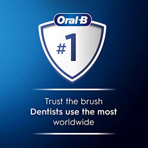 Oral-B PRO 1000 Електрична четка за заби, бела, 4 глави за четки за замена