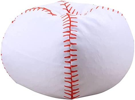 Lmyove Полнети Чување На Животни Грав Чанта Стол Покритие За Деца, Бејзбол Патент Чување Грав Торба За Организирање Кадифен Играчки За Девојчиња