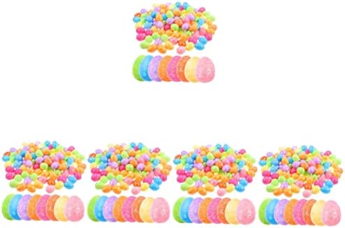 Pretyzoom 500 парчиња минијатурни производи за полнење Велигденски ползови за пополнувачи на јајца Арт ДИЈ лов занает декорација сјајни играчки