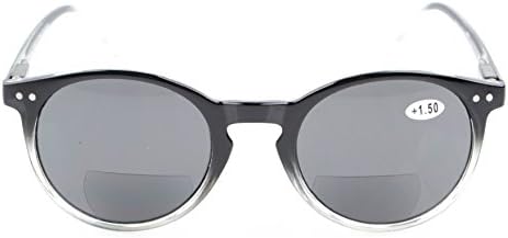 Eyekepper Заштедете 10% на 2 пакувања класични бифокални читатели на сонце бифокални очила за сонце црна +2,00