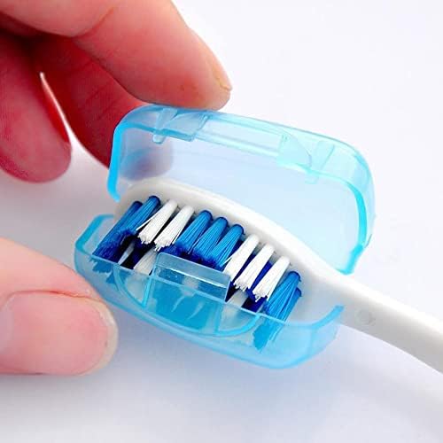 Четки за заби за еднократна употреба со паста 5 парчиња патување со четка за заби покривање на главата Патување со преносна четка