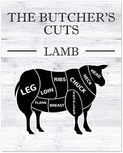 Црно сиви месарки за месарки од графикони за постери за месо пилешко јагнешко месо крава куќа wallидна уметност декор гроздобер