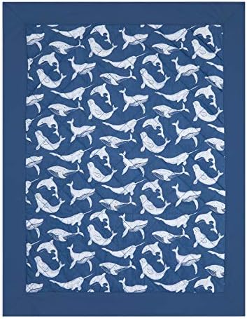 Aden + Anais Прегратка за прегратка пондерирано ќебе за деца-2,65 фунти 31 ”x 40”-памучна обвивка-Машината за перење, гледање кит