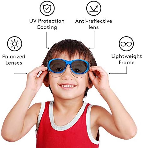 СА106 Поларизирани Деца Големина 48мм Се Вклопуваат Во Текот Очила За Сонце