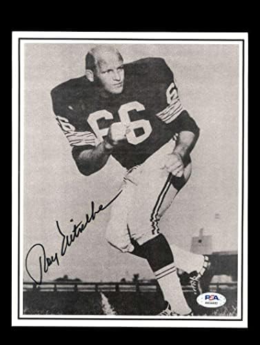 Ray Nitschke PSA DNA потпиша COA 8x10 Autograph Photo Photo Proters - Autographed NFL фотографии