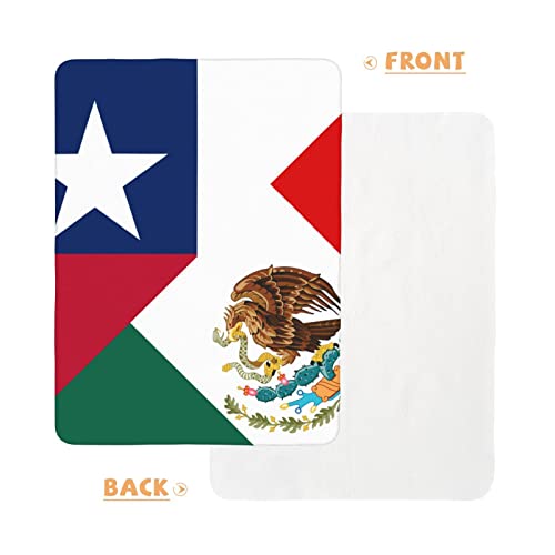Тексас Државно Мексиканско Знаме Бебе Менување Рампа Преносни Новороденче Водоотпорен Пелена Лесен Патување Менување На Мат