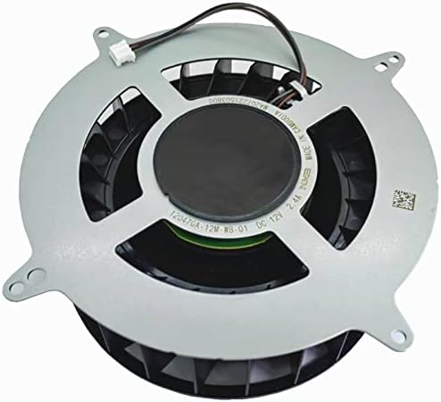 Замена на Zhawuleefb Нов вентилатор за ладење на процесорот за Sony PlayStation 5 PS5 Series 12047Ga-12M-WB-01 12V 2.4A （23 лопати
