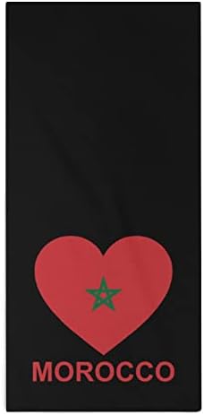 Loveубов пешкир за мијалник во Мароко 28,7 x13.8 крпи за лице Суперфинирано влакно високо апсорбирани крпи со рачни крпи