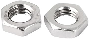 AEXIT M5 304 нокти, завртки и сврзувачки елементи за прицврстување на не'рѓосувачки челик 50 парчиња за завртки за завртки за
