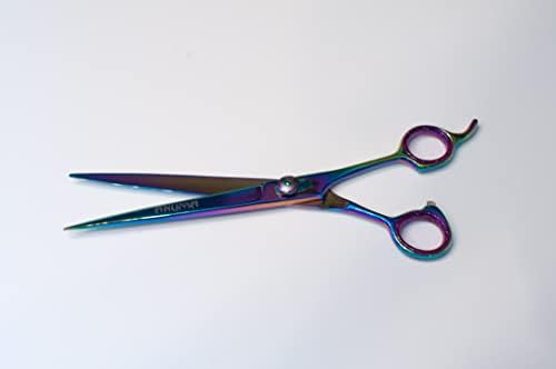 Ножици За сечење коса Ножици 8 Фризерски Редовни Ножици Јапонски Челик Со Одвојливи Влошки За Прсти