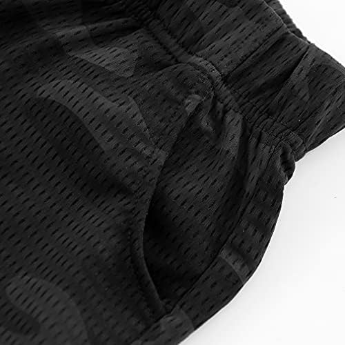 Кисбини момчиња Атлетски шорцеви Брзи суви шорцеви со џебови спортови активни камо -шорцеви