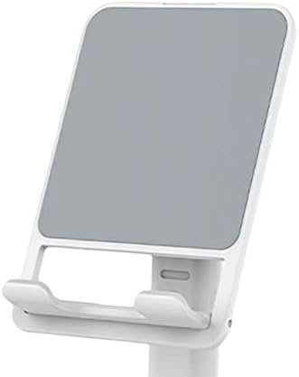 Магидеална преклопна телефонска штанд, прилагодлив за прилагодување на десктоп Телефон за прилагодување на десктоп, лулка, бела