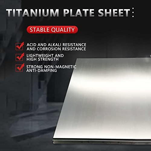 ТРУСОВА Титаниумски Лим, Титаниумски Метал Со Метал Занаетчиска Дебелина Титаниумска Плоча За Воздушни Индустриски Процеси Автомобилски