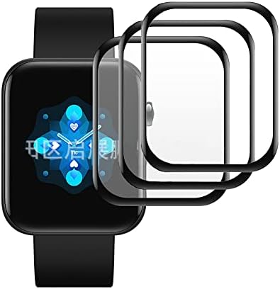 [3 Пакет] Рани Заштитник На Екранот Компатибилен За TicWatch GTH Pro Smartwatch, Анти-Гребење Анти-Отпечаток Од Прст Без МЕУР 3D Заштитник