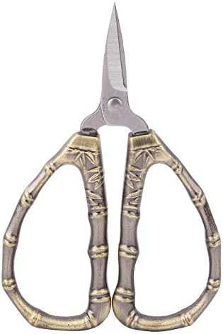 Мини гроздобер ножици не'рѓосувачки челик DIY додатоци за шиење на уметности, сечење на вез занаетчиски ножици