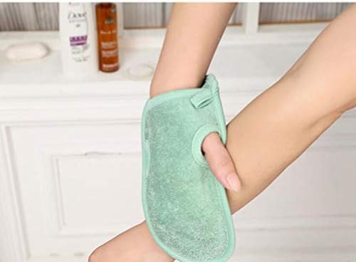 Започнете зелени нараквици бања мит бања нараквици ексфолирачки крпа за бања нараквици за тело за масажа за масажа туш ракавици