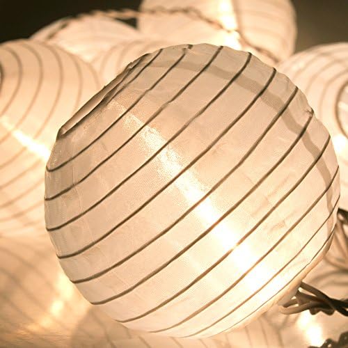 Ki Store Lantern String Lights сет од 10 лекови за ориентален стил на проширување со светла за свадби за забави Декорација на спална соба