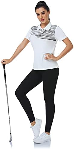 Igенски кошули за голф Igeekwell, кратки ракави, со влага за влага за голф, дама голф облека за пенис спортска маица…