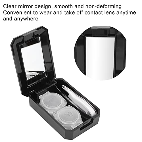 Кутија за контактни Леќи, Кутија За Складирање На Леќи Сет За Контактни Леќи Натопете Контејнер За Складирање Со Огледало Пинцета Алатка