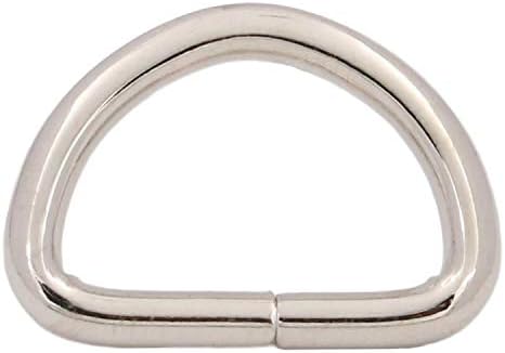 Генерички метална сребрена должина на прстенот 0,5 Внатрешен дијаметар јамка прстен за пакет чувар од 30