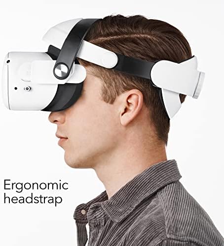 Пакет WASSERSTEIN - СТАНД за слушалки VR и VR Слушалки за носење, лента за глава и пакет на обвивка за лице, компатибилен со