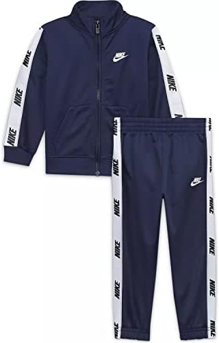 Лого на Nike Little Boys Taking целосна поштенска јакна и џогер Пант Трикот 2 парче сет