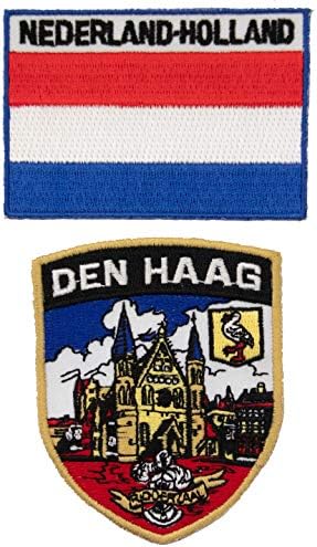 А -Еден - Хаг Шилд Печ + Холандија Лејк, патриотски палто, уникатен личен идентитет за Холандија Ден Хаг бр.116C