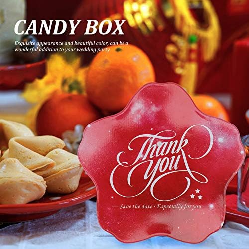 Кабилок десерт фиока 6 парчиња суво овошје плоча Апетизатор за сервисирање кинески стил црвен сушен овошје плочи бонбони кутии кои служат