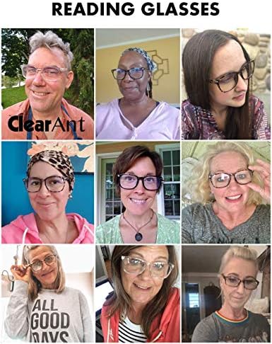 Исчисти Мравка 5-Пакет Очила За Читање Сина Светлина Блокирање Жени Мажи Плоштад Глупак Очила Рамки Мажи Читатели Анти УВ Зраци Мода
