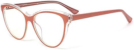 Рачно изработено очила за читање на Resvio за жени и мажи мачки око преголеми целосни рамки читатели портокалови