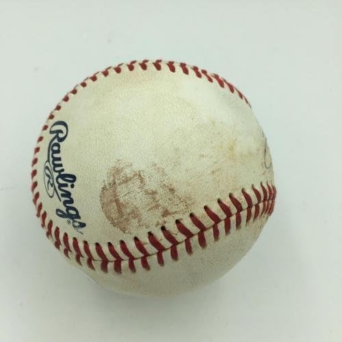 2011 година Брис Харпер ПРЕД ДОЦИЈА Потпишана игра користена мала лига Бејзбол JSA COA - MLB игра користена бејзбол